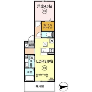 D-ROOM FIRST 大善寺駅前 間取り